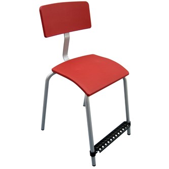 BackUp stol 4 ben lille sæde sh 42 cm m/fodstøtte